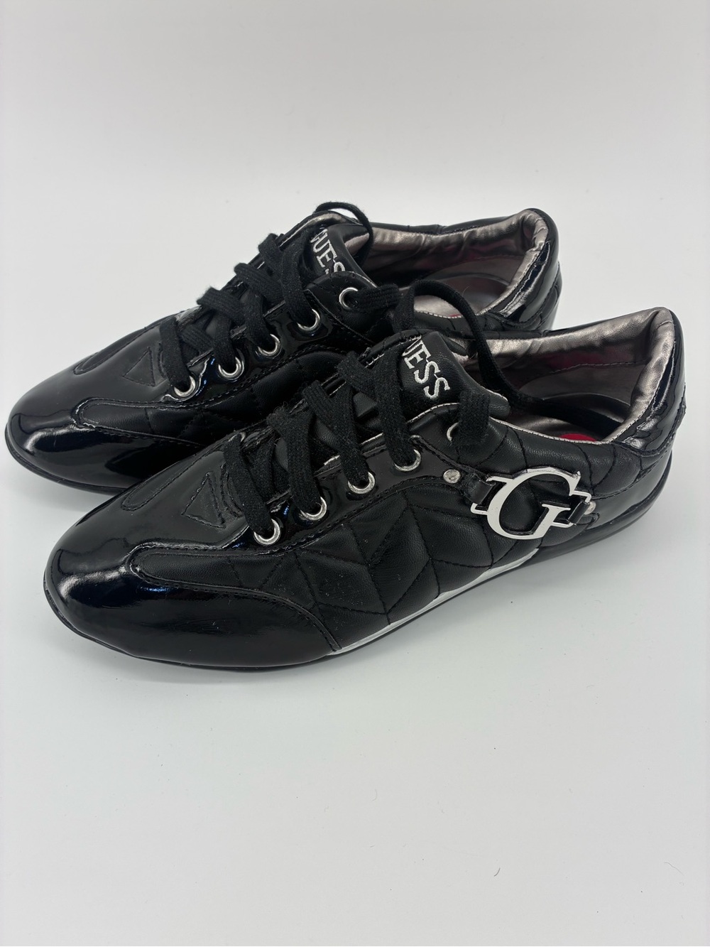 Guess Vegan Leather Low-Top Sneakers